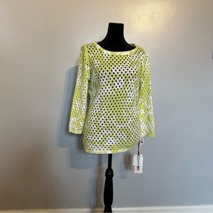 Ruby Rd. Sweater - Lime Green & White NWT💚🤍